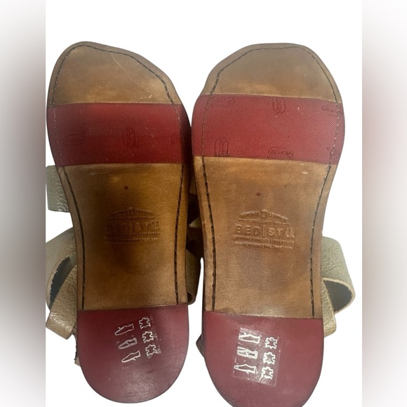 NEW Bed Stu Afrodita Gladiator Sandals in Bone Dip Dye 7 - Picture 11 of 12